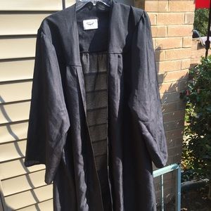 Black graduation gown by Jostens